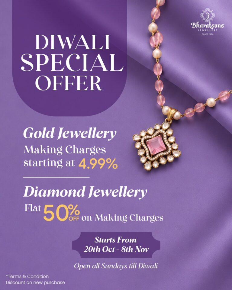 Instagram post from bharatsonsjewellers. This post is in position 5.